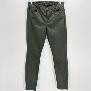 NWT Splendid Women's Green The Ankle Skinny Stretch Jeans Sz 30 Mid Rise $179.00